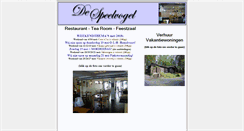 Desktop Screenshot of despeelvogel.be